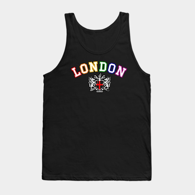 Team Rainbow LGBT London Pride Tank Top by teamrainbowstore